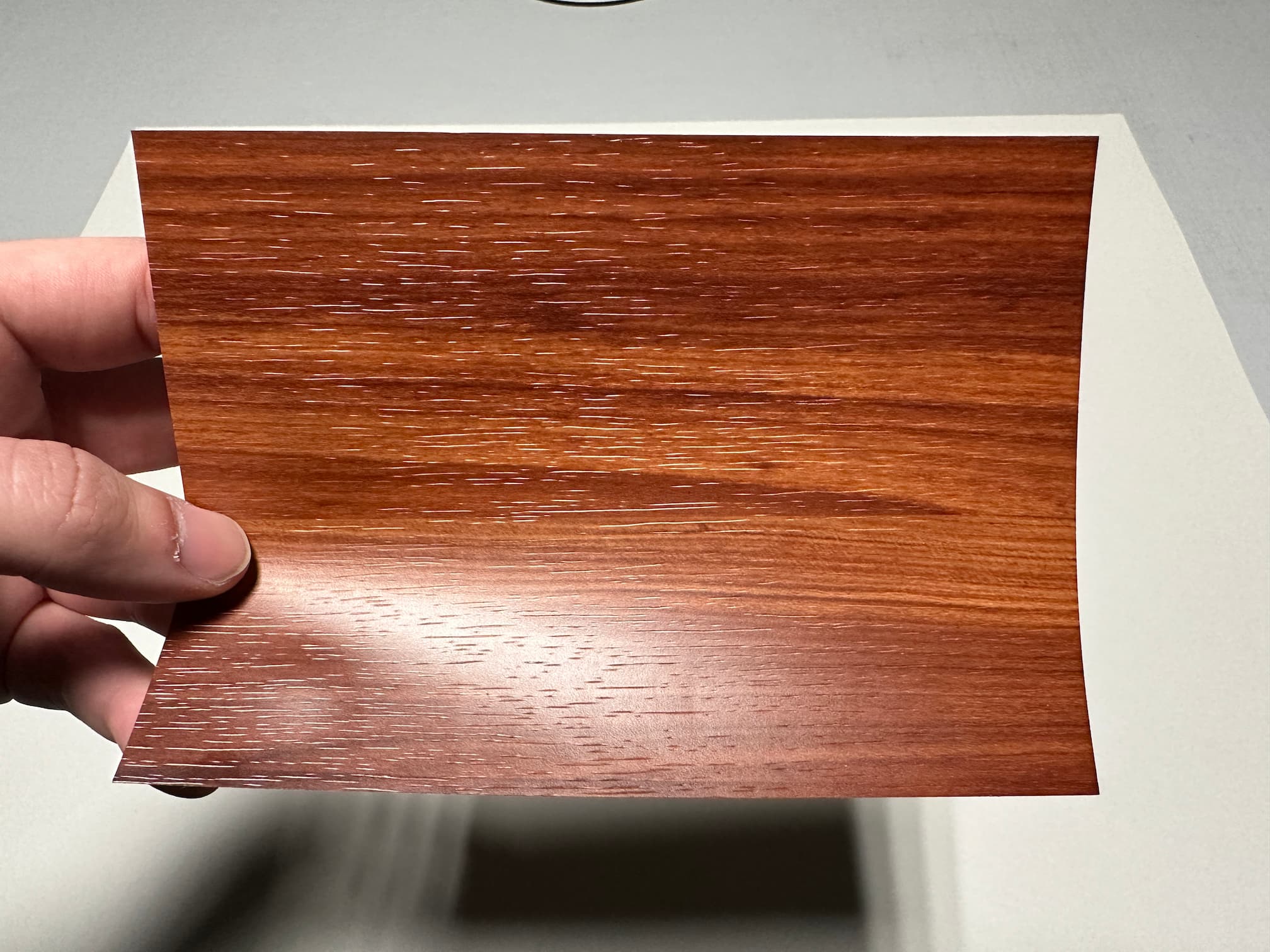 3M Di-Noc Plum Wood Grain WG-940 Pattern Sample