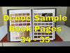 3M, Di-Noc, Product Catalog, 2021-2023, Samples, Book, Page 34, Page 35