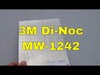 3M DI-NOC Architectural film MW-1242 Ebony Metallic Wood